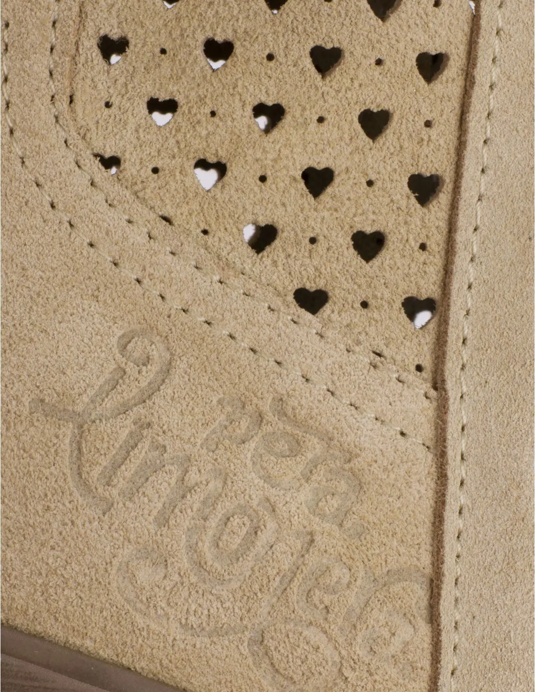 Botas Camperas Caladas Corazón Beige PERA LIMONERA