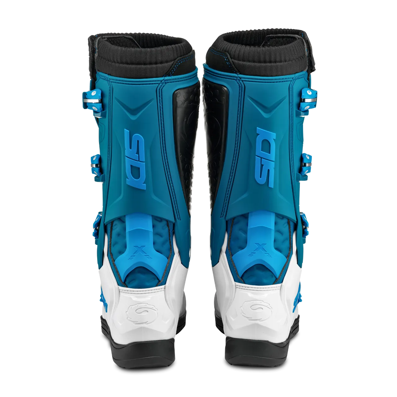 BOTAS DE CROSS MUJER SIDI X POWER SC LEI BLANCOPETRóLEOAZUL CLARO 