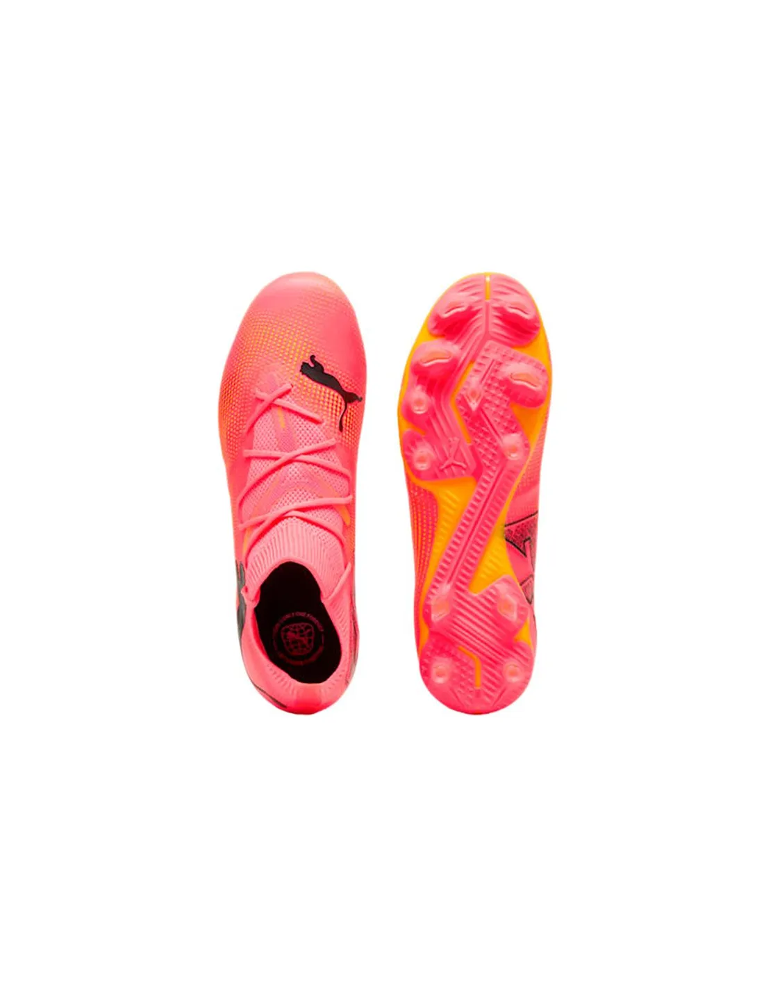 Botas de fútbol Puma FUTURE 7 MATCH FG/AG Naranja Mujer