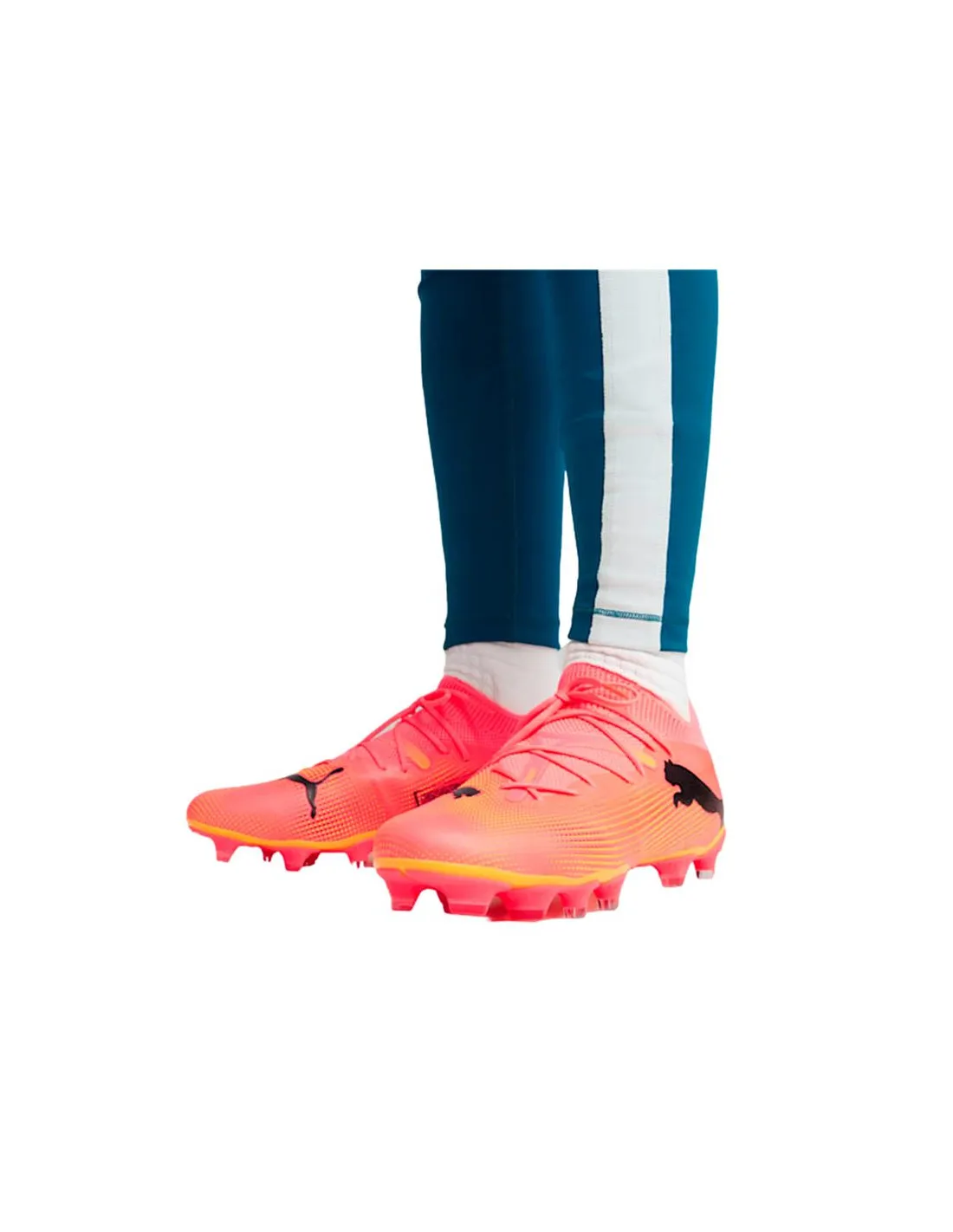 Botas de fútbol Puma FUTURE 7 MATCH FG/AG Naranja Mujer