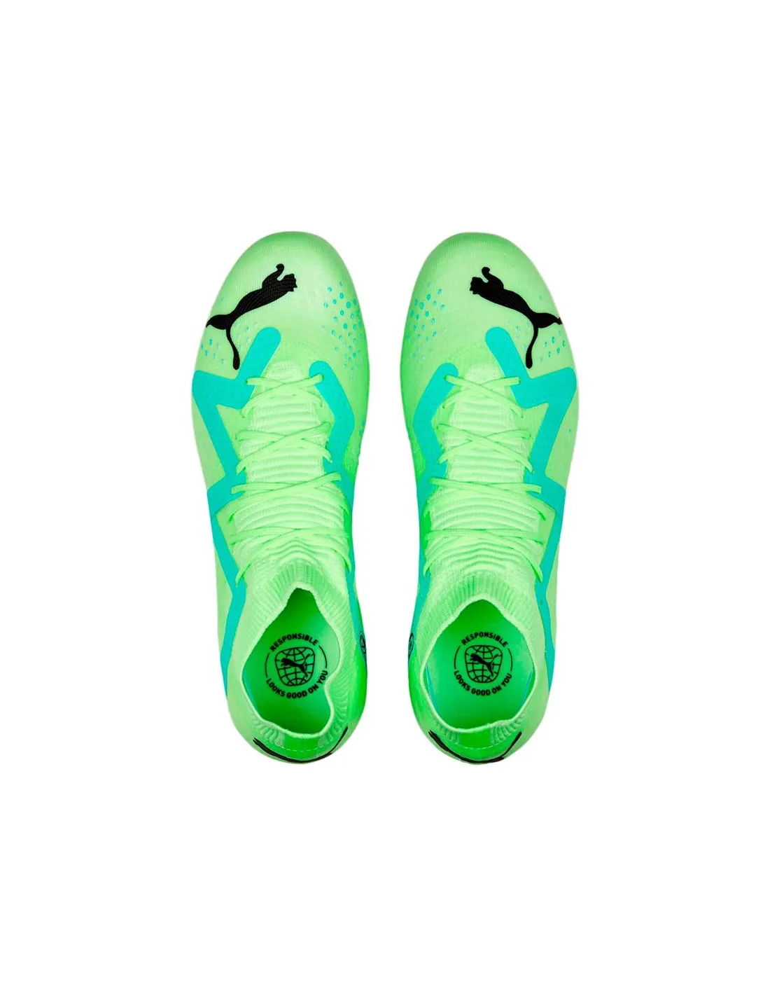 Botas De Fútbol Puma Future Match Fg/Ag Mujer Fast Amarillo