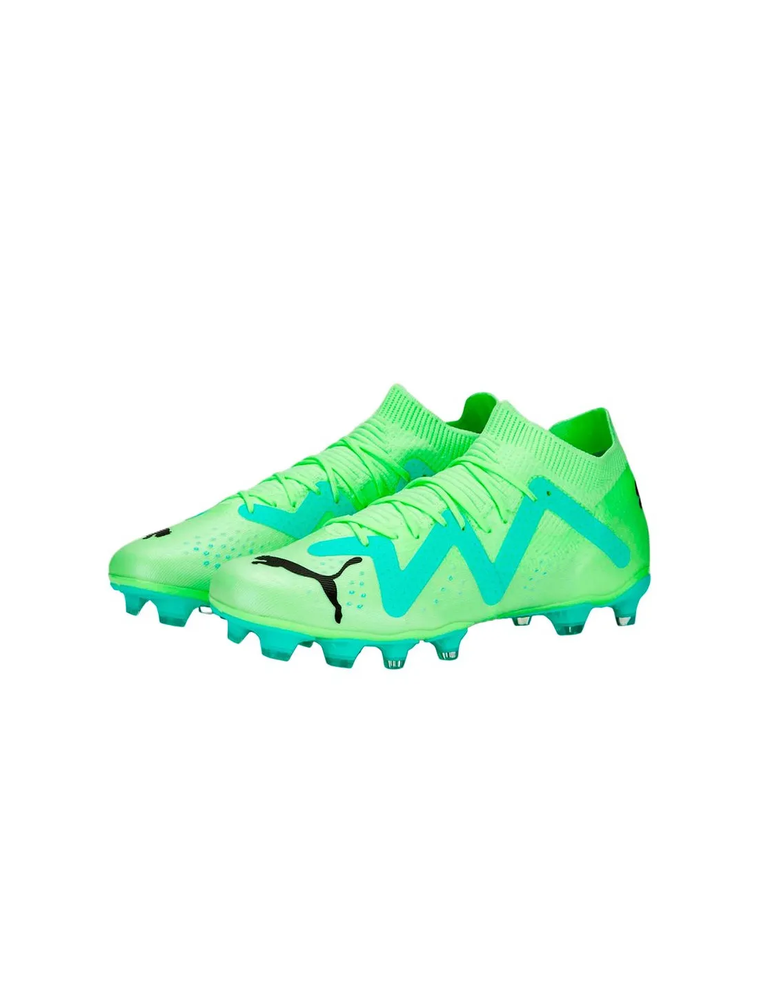 Botas De Fútbol Puma Future Match Fg/Ag Mujer Fast Amarillo