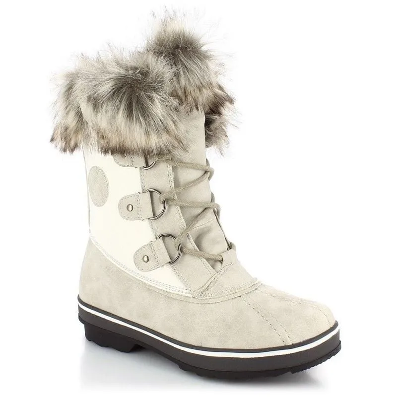 Botas de invierno Kimberfeel Camille (marfil) mujer
