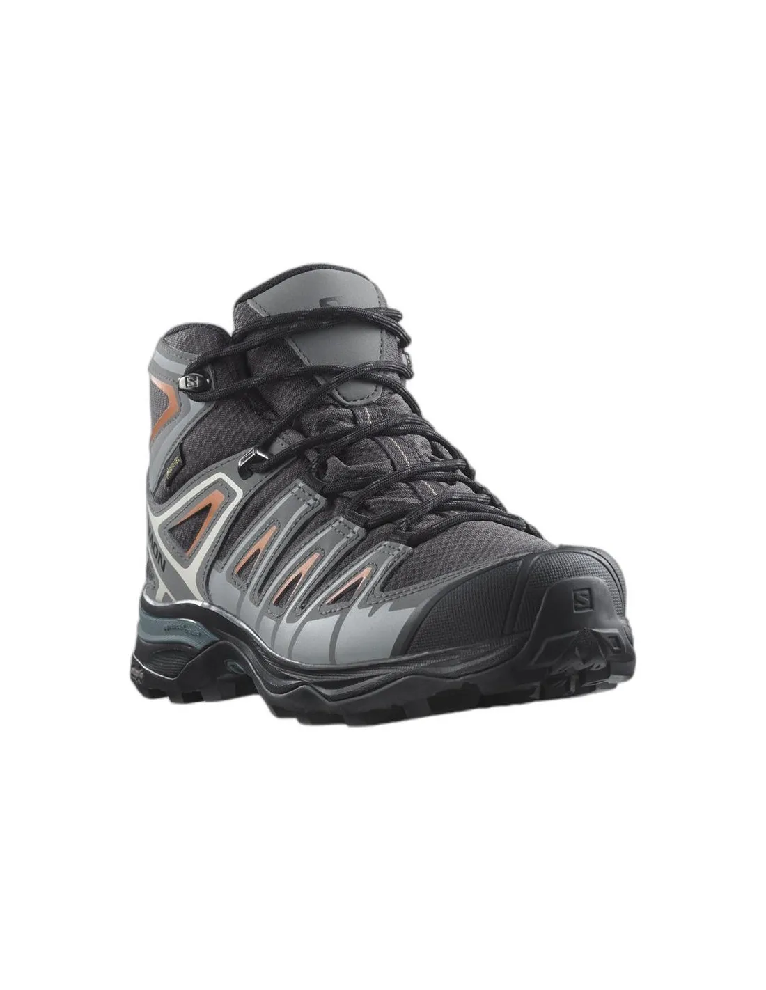BOTAS DE MONTAñA SALOMON X ULTRA PIONEER MID GORETEX GRIS MUJER