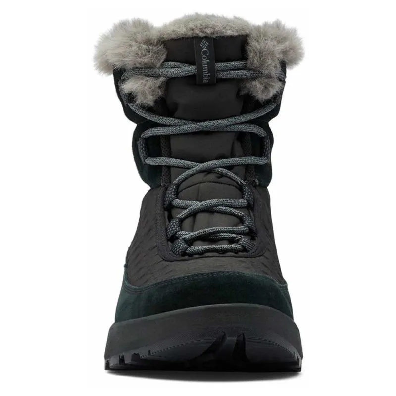 Botas de nieve para mujer Columbia Slopeside Peak Luxe (negro/ Grafito)