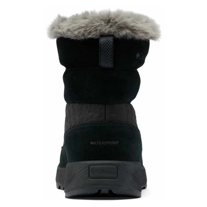 Botas de nieve para mujer Columbia Slopeside Peak Luxe (negro/ Grafito)