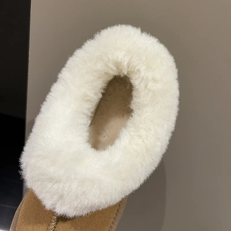 Botas de Pelo con Plataforma