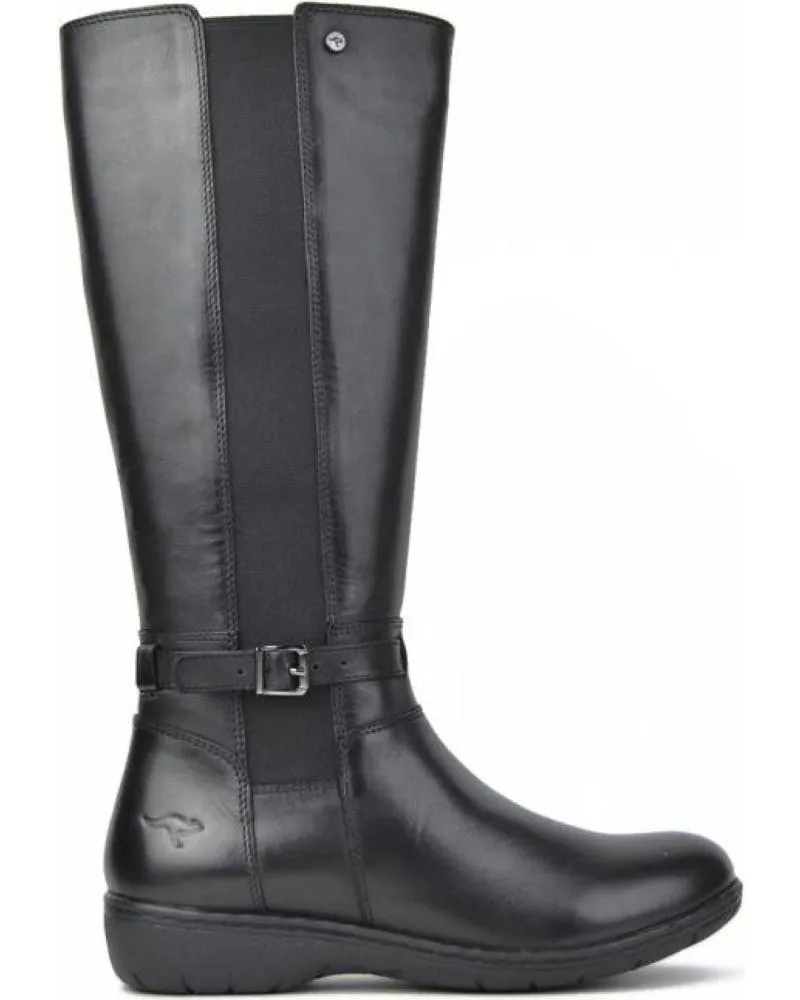 Botas KANGAROOS  de Mujer BOTAS PLANAS 709 MUJER  NEGRO