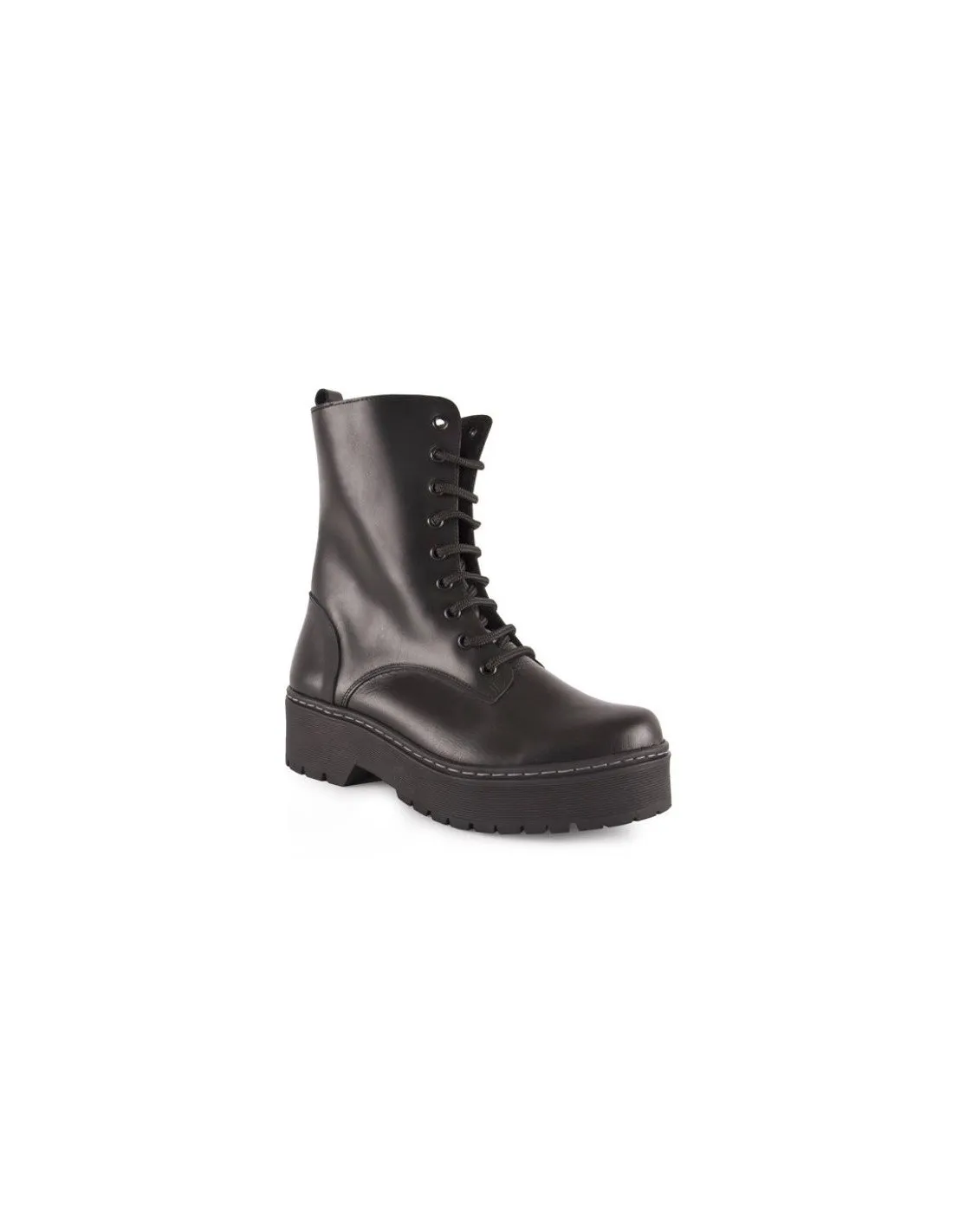 Botas militares mujer piel