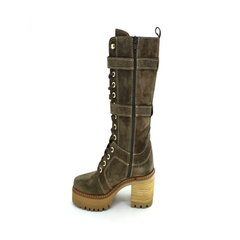 Botas Mujer Piel con Hebillas de Alpe Woman Shoes