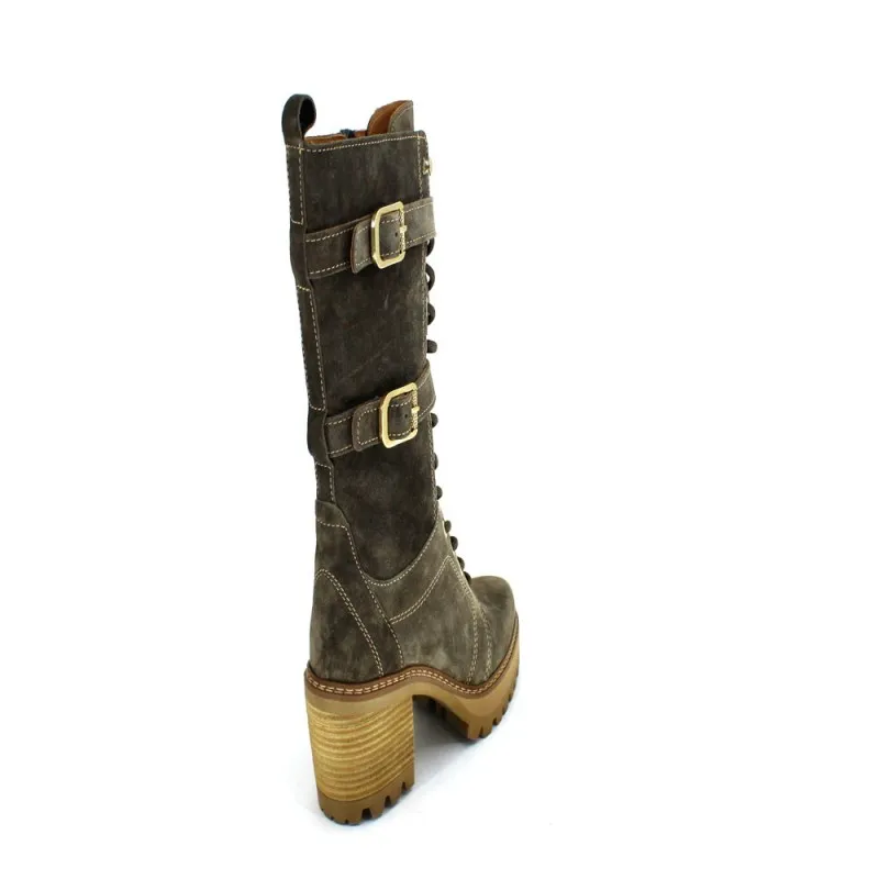 Botas Mujer Piel con Hebillas de Alpe Woman Shoes