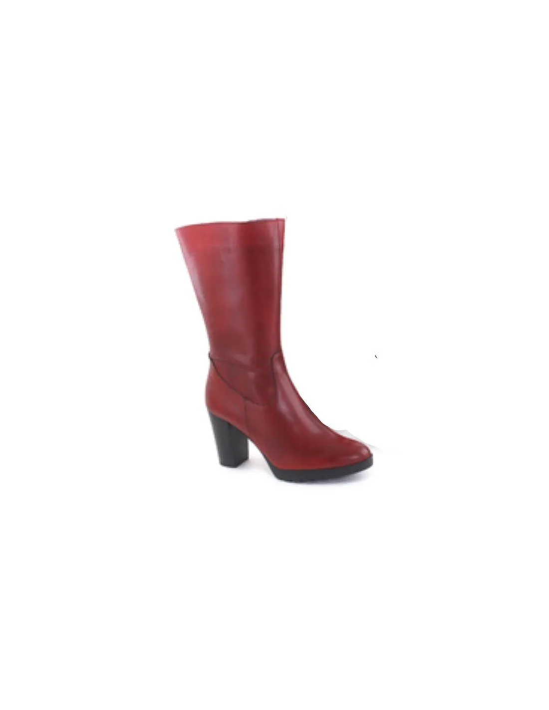 Botas Mujer Piel Tacón Rojo bda
