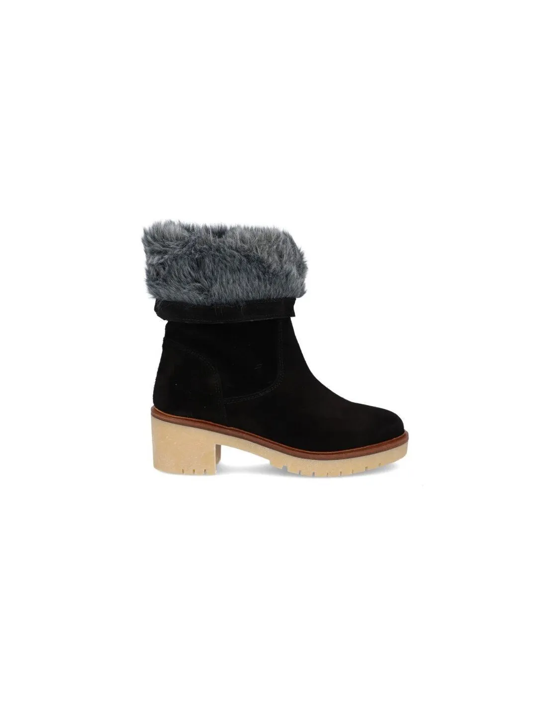 Botas mujer serraje con pelo