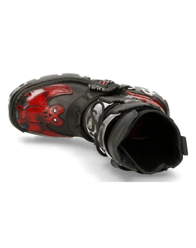 BOTAS NEW ROCK REACTOR LLAMA VAMPIRO NEGRAS