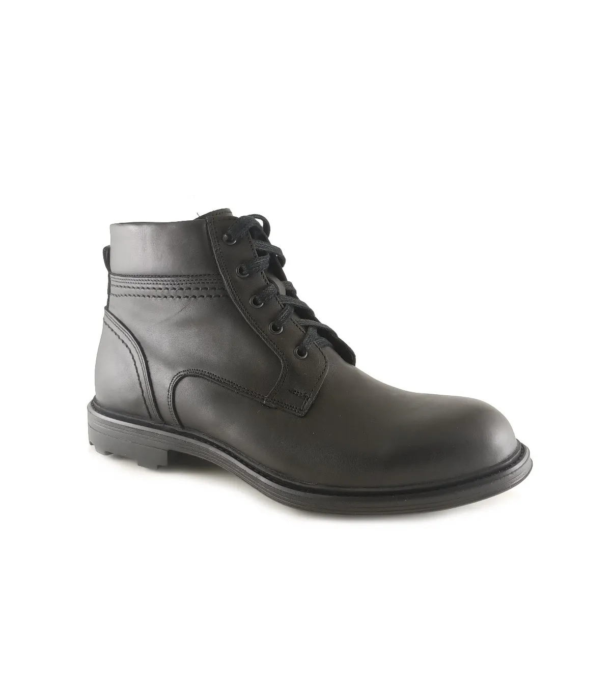 Botas para hombre en piel negra