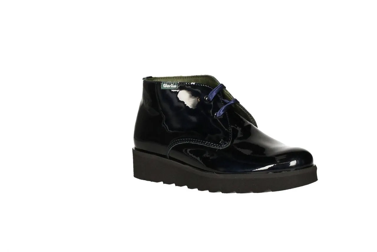 Botin Cordon Charol Marino Piso Minicu#a