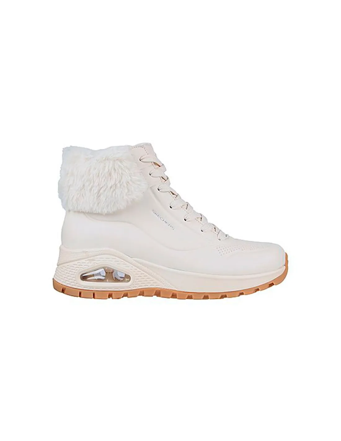 BOTINES SKECHERS UNO RUGGED  FALL AI MUJER BLANCO