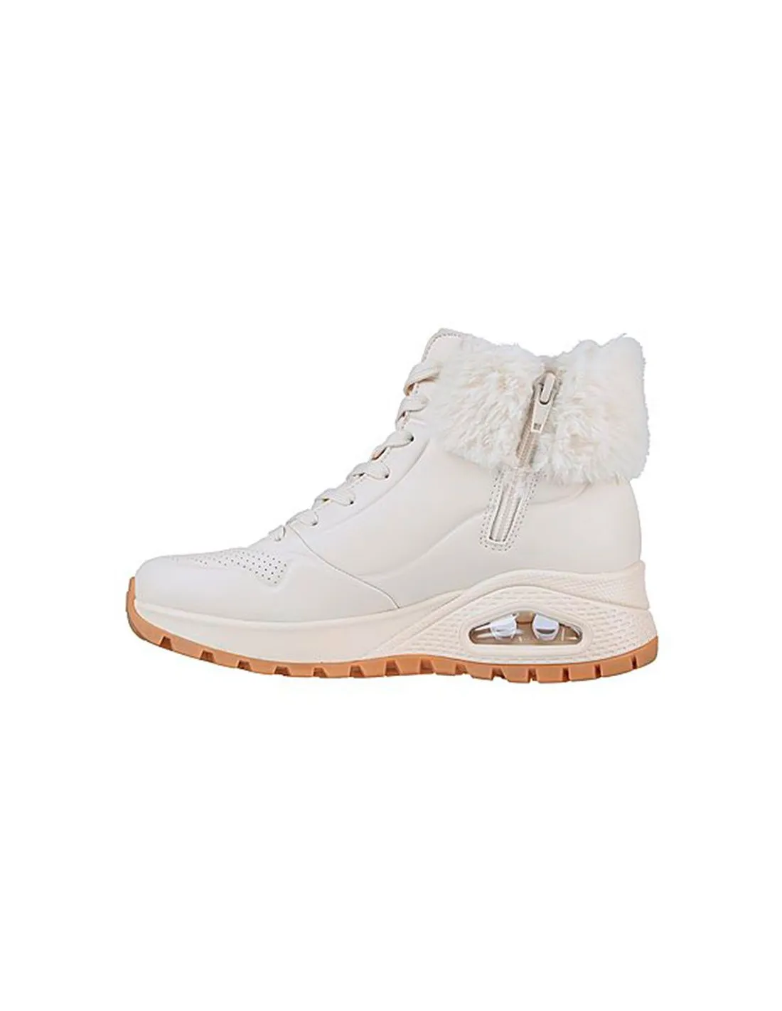 BOTINES SKECHERS UNO RUGGED  FALL AI MUJER BLANCO