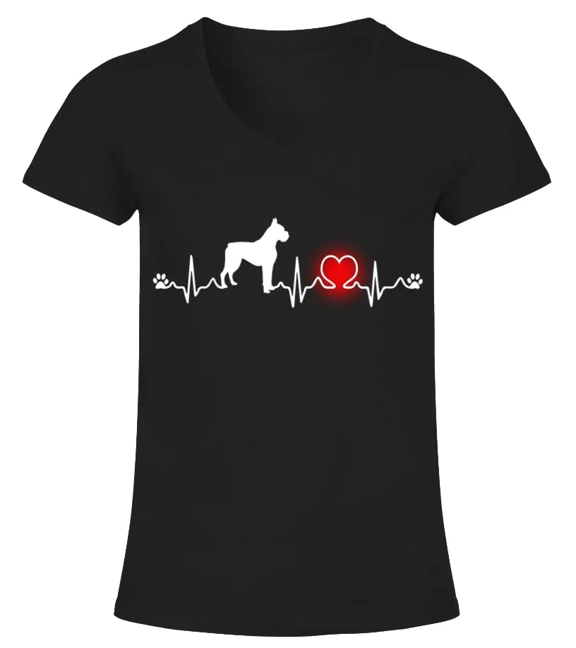BOXER SHIRT, BOXER SWEATER, BOXER HOODIE Camiseta cuello pico Mujer