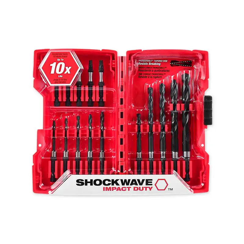 BROCAS Y PUNTAS SHOCKWAVE MILWAUKEE 48894449 15 PZS