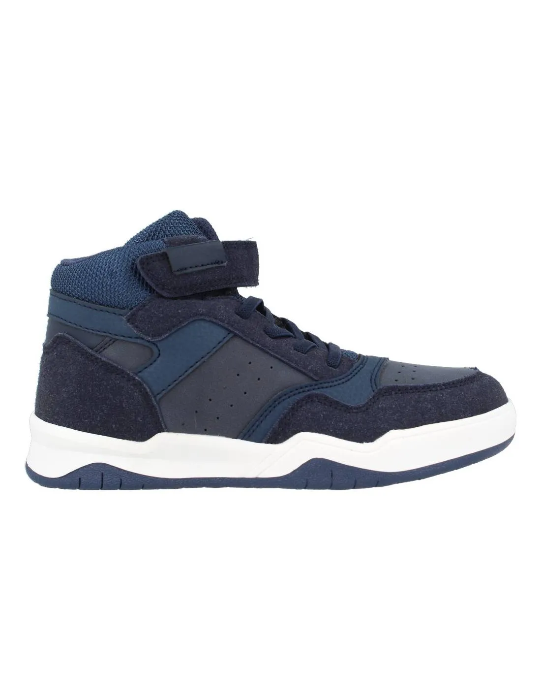 BUBBLE KIDS  DEPORTIVA BOTíN BASKET VELCRO MARINO