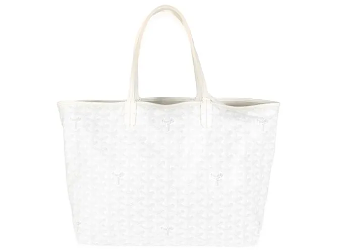 Bulldog Saint Louis PM en lona Goyardine blanca Blanco 