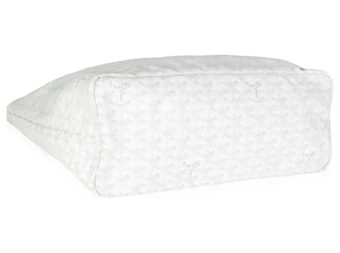 Bulldog Saint Louis PM en lona Goyardine blanca Blanco 