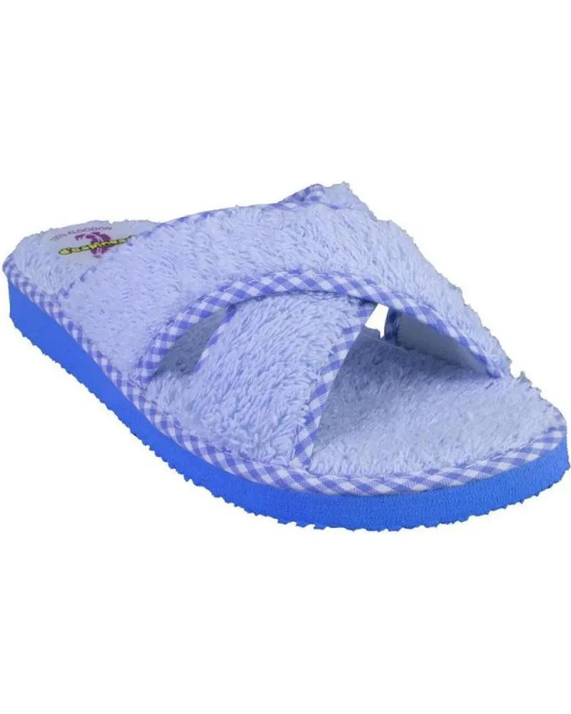 Calzado de casa DESPINOSA  de Mujer 1431 ZAPATILLAS DE CASA DE MUJER CELESTE  AZUL CELESTE
