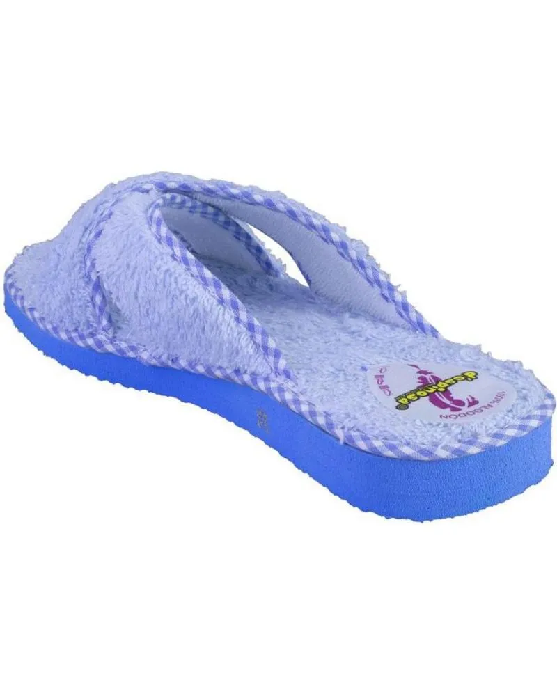 Calzado de casa DESPINOSA  de Mujer 1431 ZAPATILLAS DE CASA DE MUJER CELESTE  AZUL CELESTE