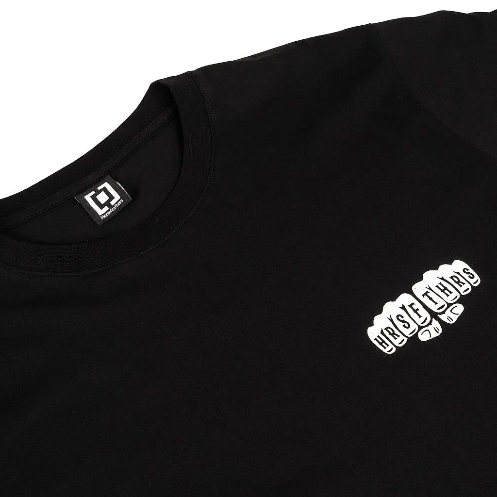 CAMISA HORSEFEATHERS FISTS  BLACK  MEN´S