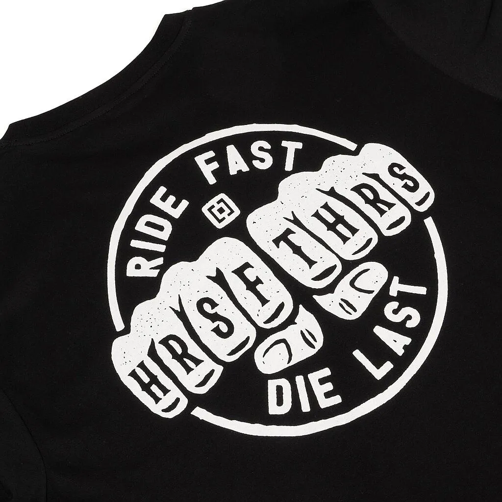 CAMISA HORSEFEATHERS FISTS  BLACK  MEN´S