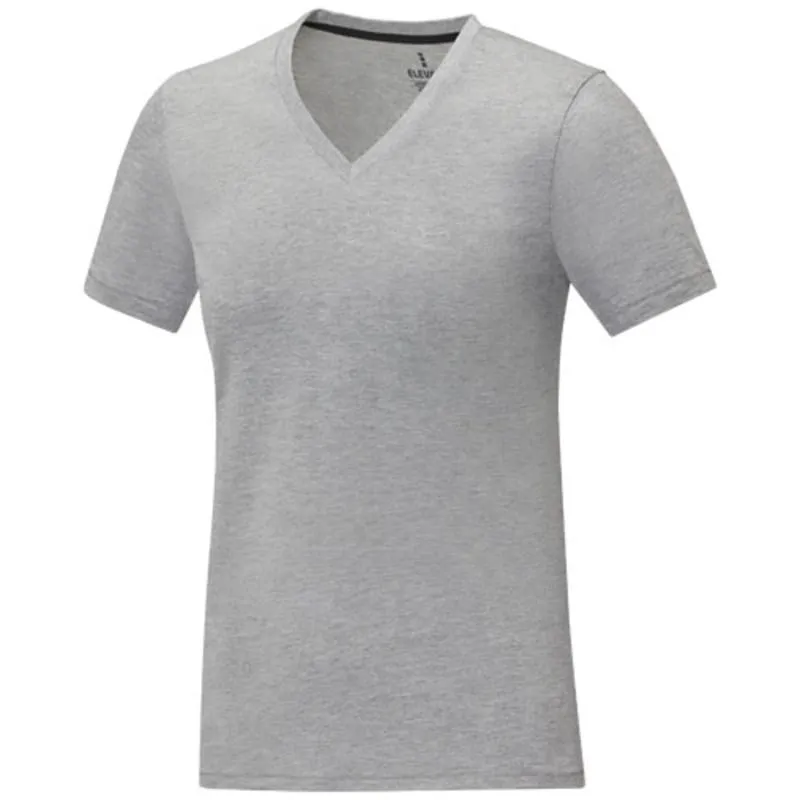 Camiseta de manga corta y cuello en V para mujer 'Somoto'