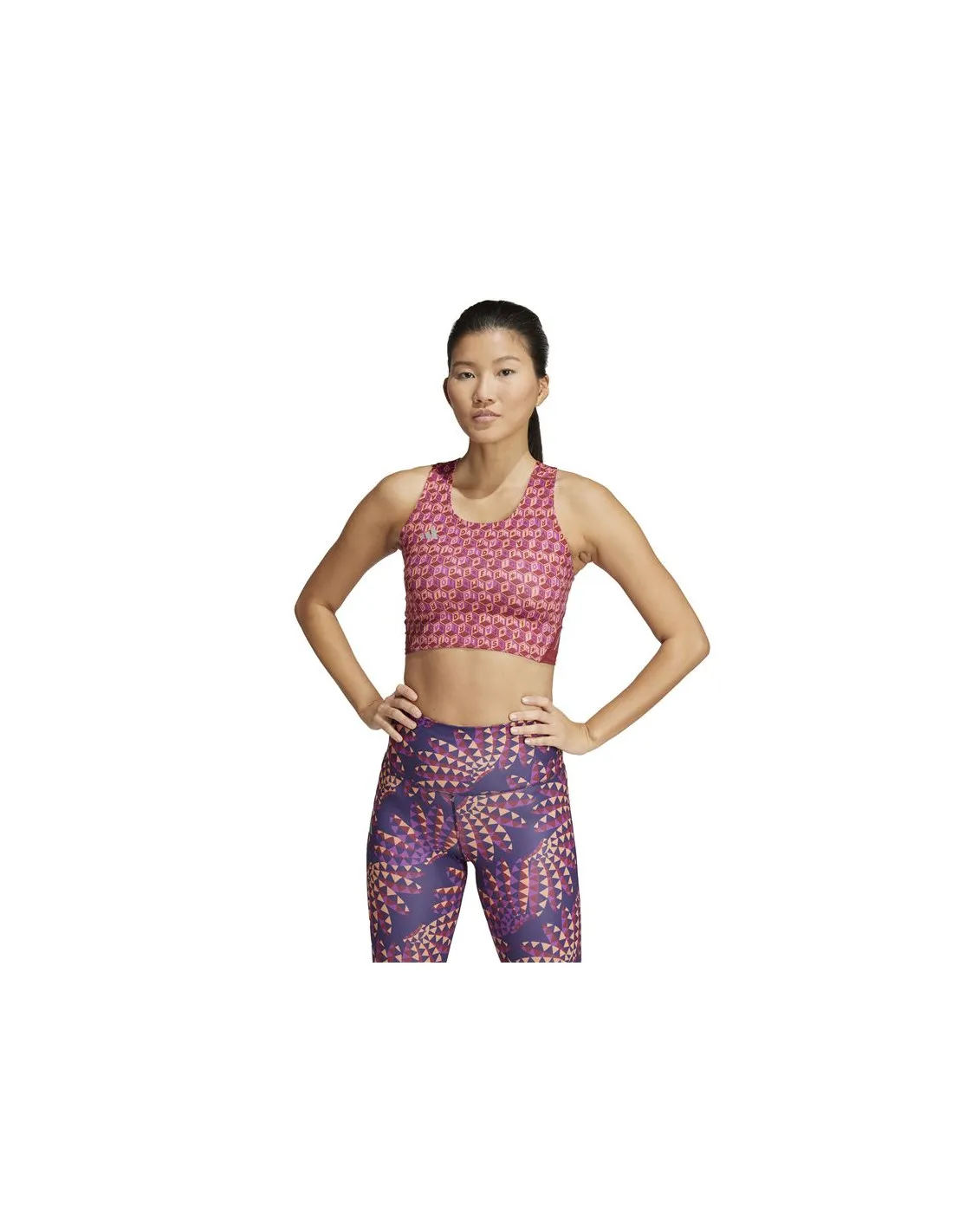 Camiseta de Running adidas Adizero X Farm Mujer Granate