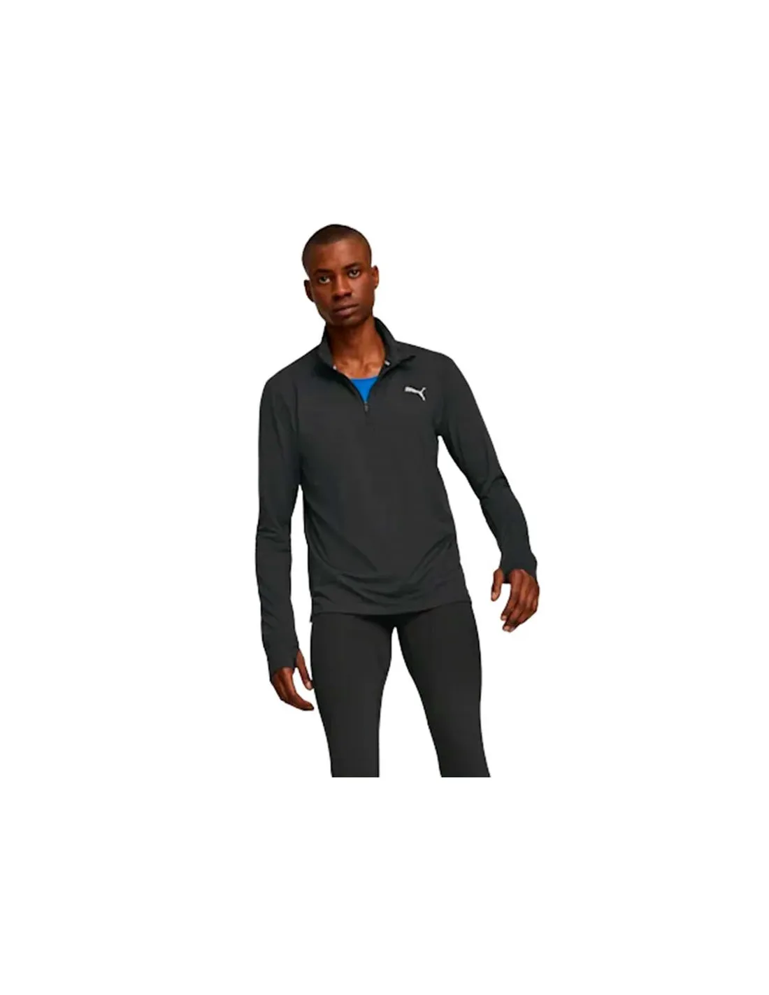 Camiseta De Running Puma Run Favorite 1/4 Zip Black