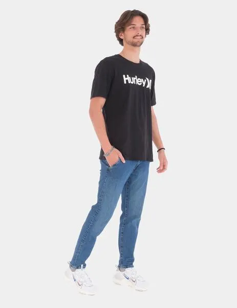CAMISETA HURLEY EVD WSH OAO SOLID  BLACK COMBO