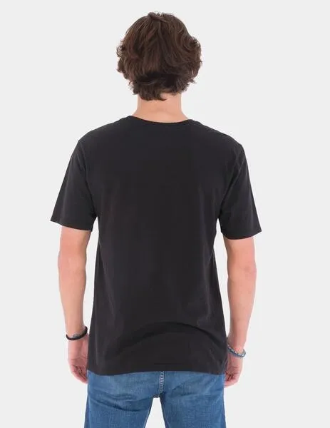 CAMISETA HURLEY EVD WSH OAO SOLID  BLACK COMBO