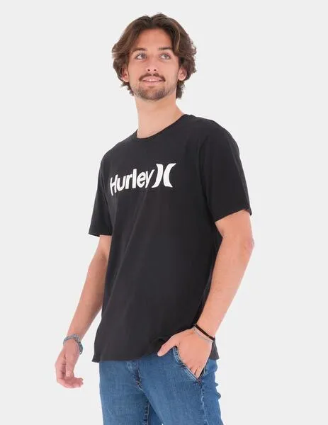 CAMISETA HURLEY EVD WSH OAO SOLID  BLACK COMBO