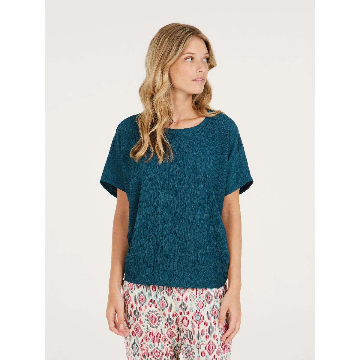 CAMISETA MUJER PRTLOUA TSHIRT PROTEST AZUL