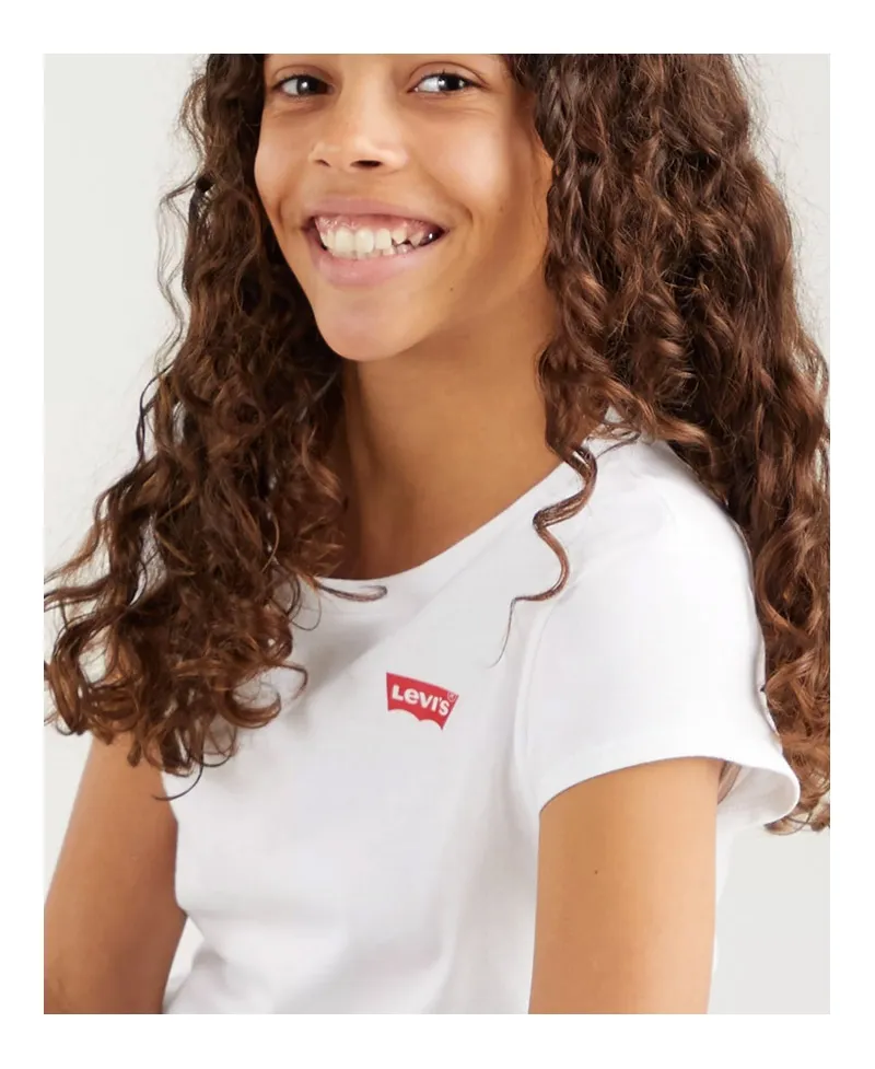 Camiseta Niños LEVIS Logo Blanco (de 3A a 8A)