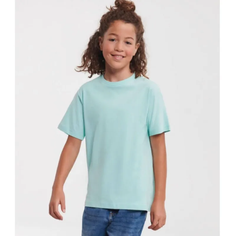 Camiseta Orgánica Manga Corta Niños de Russell