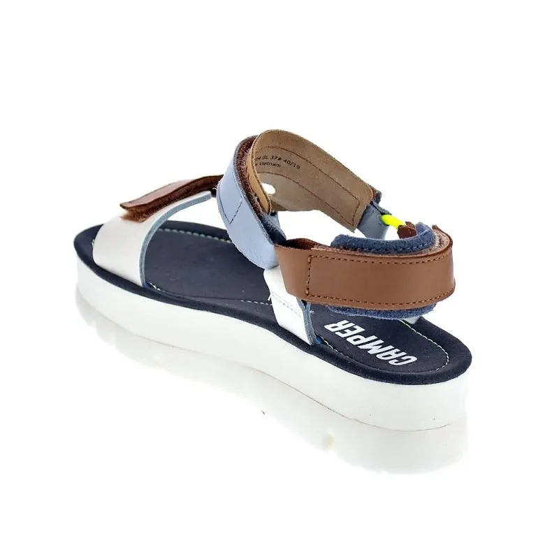 Camper Sandalias Mujer Oruga Up Blanco