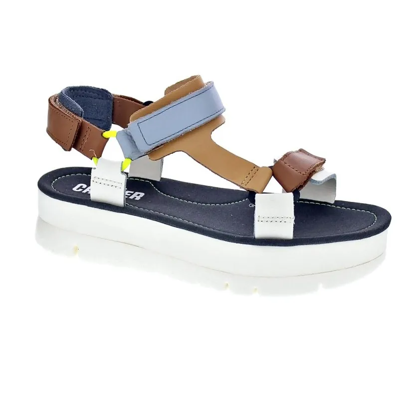 Camper Sandalias Mujer Oruga Up Blanco
