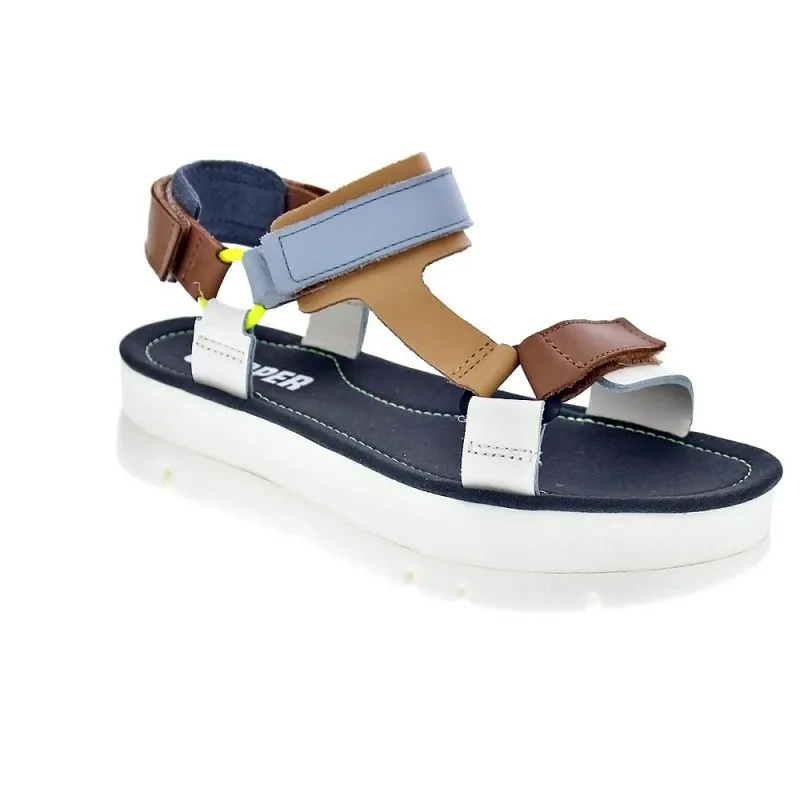 Camper Sandalias Mujer Oruga Up Blanco