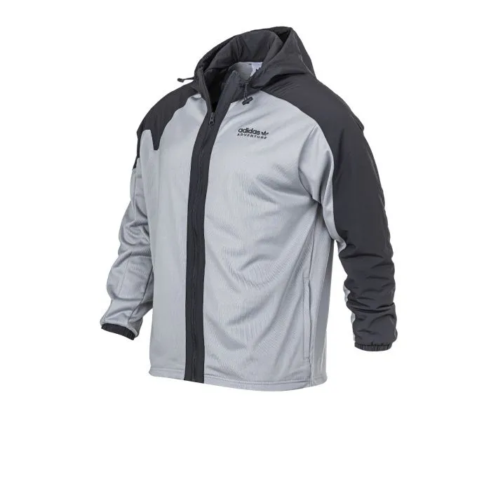 Campera Con Capucha Adidas Adventure Winter Gris