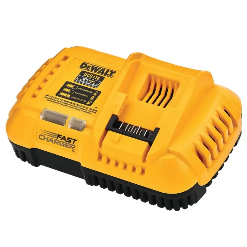CARGADOR DE BATERíAS IONLITIO RáPIDO FLEXVOLT 20V/60V DEWALT DCB118B2