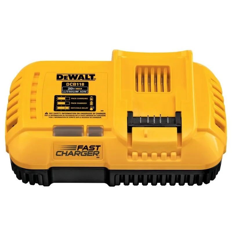 CARGADOR DE BATERíAS IONLITIO RáPIDO FLEXVOLT 20V/60V DEWALT DCB118B2