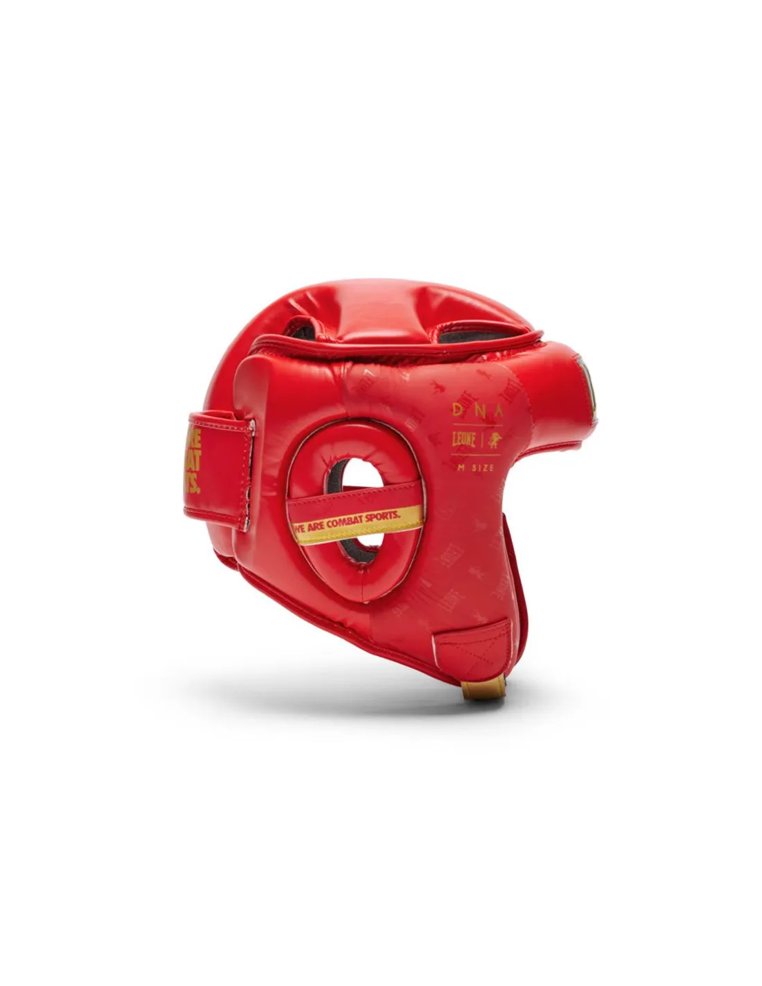 Casco de Boxeo Leone Protector Abierto Dna Rojo