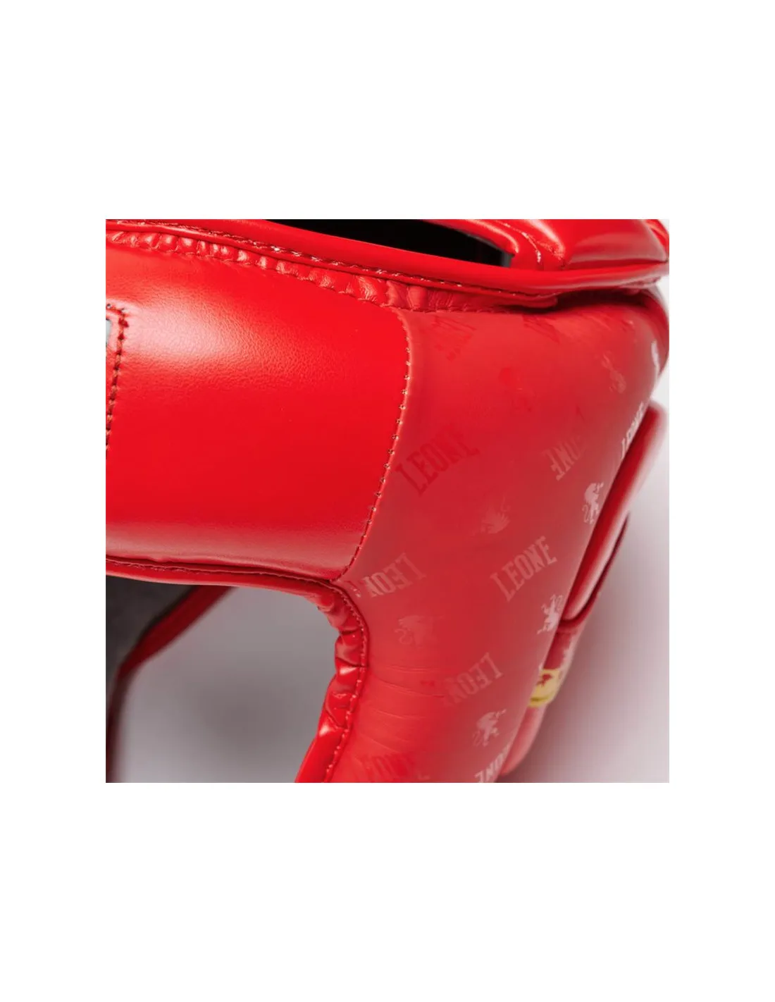 Casco de Boxeo Leone Protector Abierto Dna Rojo