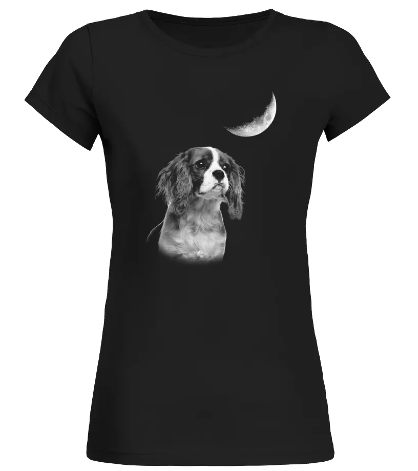 Cavalier King Charles Spaniel Camiseta cuello redondo Mujer
