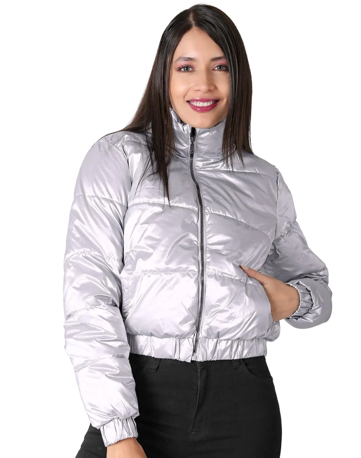 Chamarra Mujer Plata Roosevelt 50104857